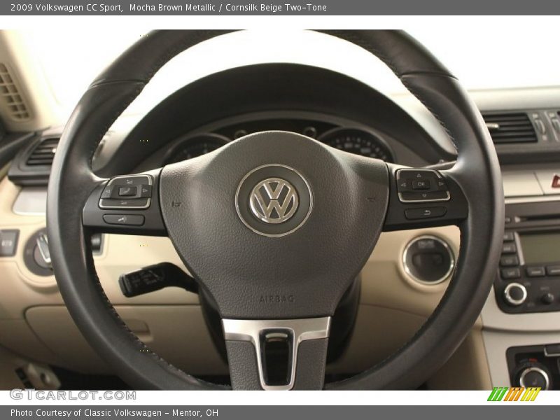 Mocha Brown Metallic / Cornsilk Beige Two-Tone 2009 Volkswagen CC Sport