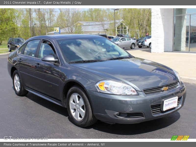 Cyber Gray Metallic / Gray 2011 Chevrolet Impala LT