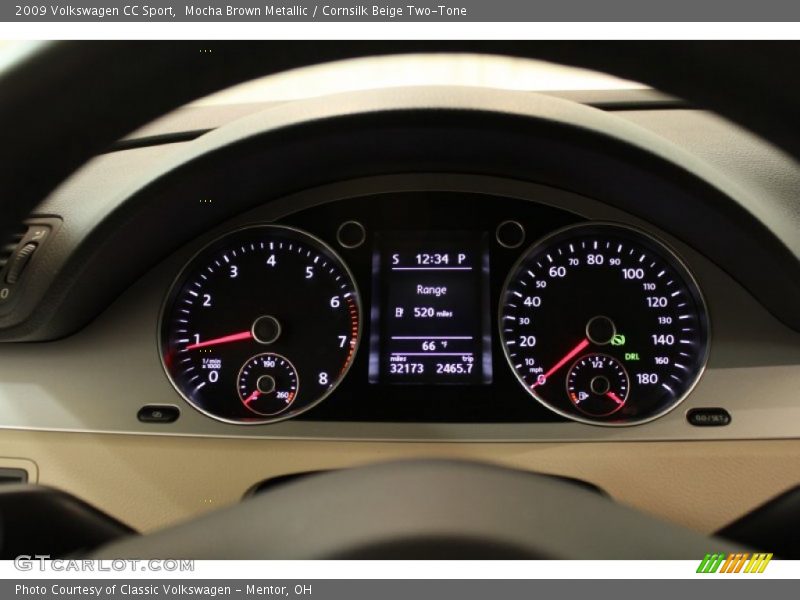Mocha Brown Metallic / Cornsilk Beige Two-Tone 2009 Volkswagen CC Sport