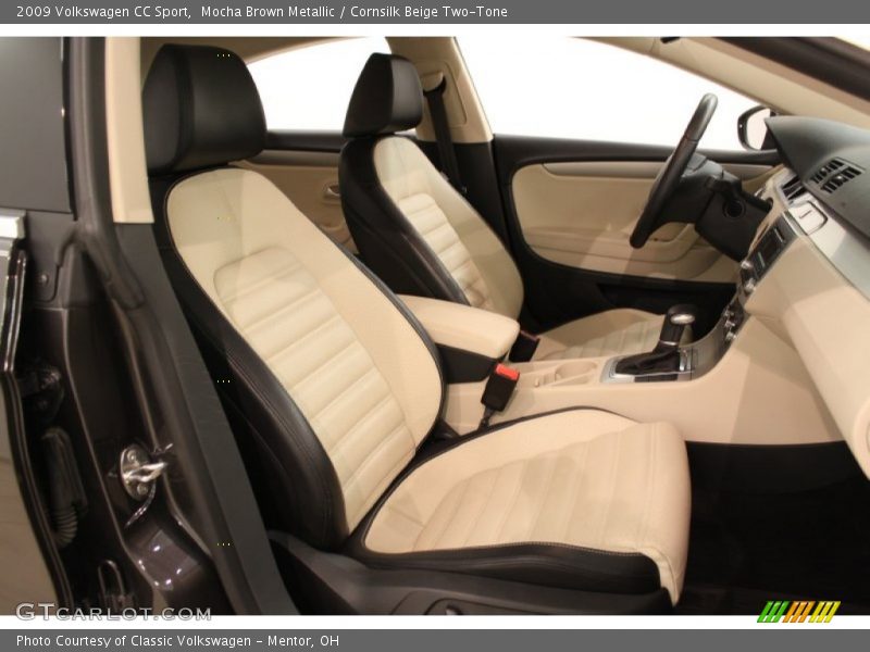 Mocha Brown Metallic / Cornsilk Beige Two-Tone 2009 Volkswagen CC Sport
