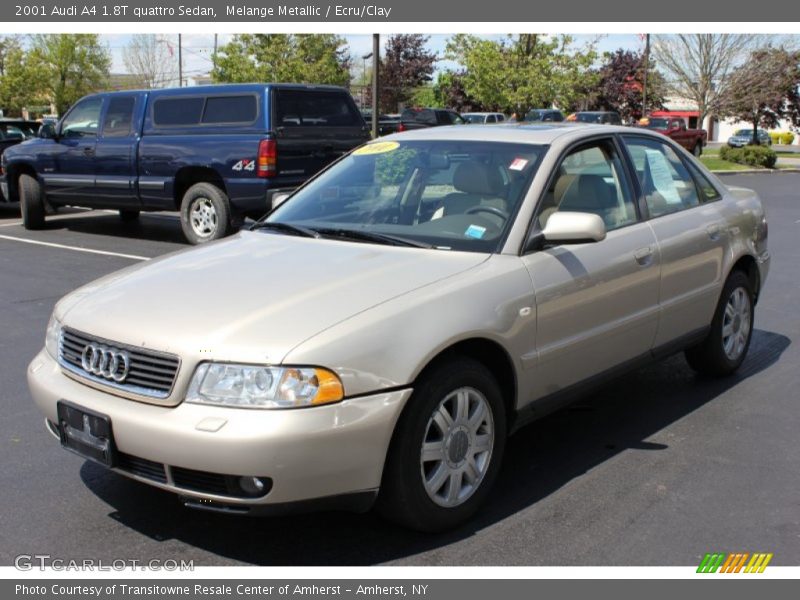 Melange Metallic / Ecru/Clay 2001 Audi A4 1.8T quattro Sedan