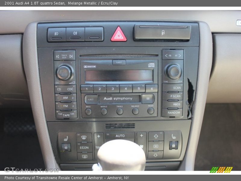 Melange Metallic / Ecru/Clay 2001 Audi A4 1.8T quattro Sedan