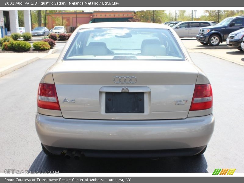 Melange Metallic / Ecru/Clay 2001 Audi A4 1.8T quattro Sedan