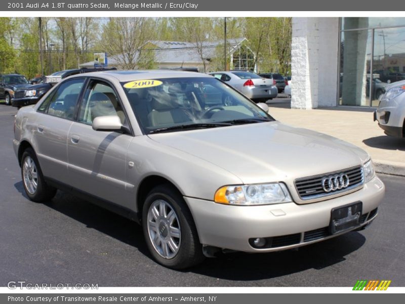 Melange Metallic / Ecru/Clay 2001 Audi A4 1.8T quattro Sedan