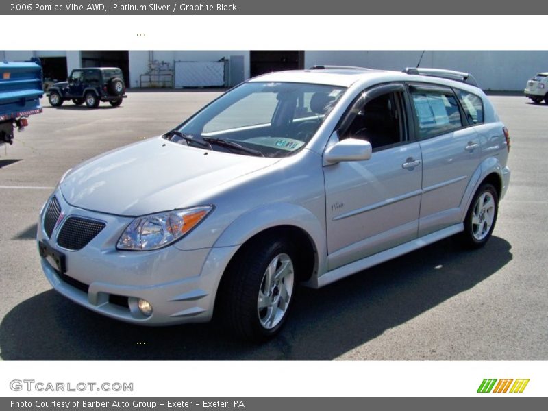 Platinum Silver / Graphite Black 2006 Pontiac Vibe AWD