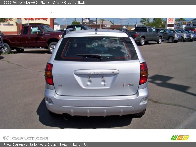 Platinum Silver / Graphite Black 2006 Pontiac Vibe AWD