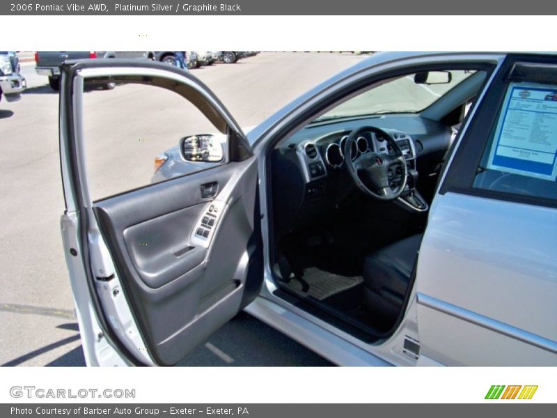 Platinum Silver / Graphite Black 2006 Pontiac Vibe AWD
