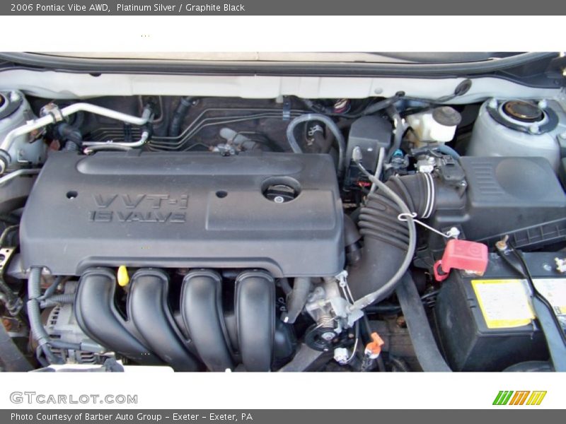  2006 Vibe AWD Engine - 1.8 Liter DOHC 16-Valve VVT-i 4 Cylinder