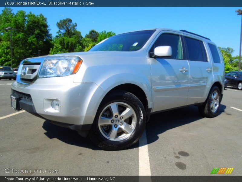 Billet Silver Metallic / Gray 2009 Honda Pilot EX-L