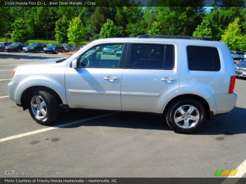 Billet Silver Metallic / Gray 2009 Honda Pilot EX-L
