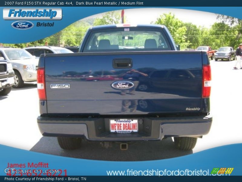 Dark Blue Pearl Metallic / Medium Flint 2007 Ford F150 STX Regular Cab 4x4