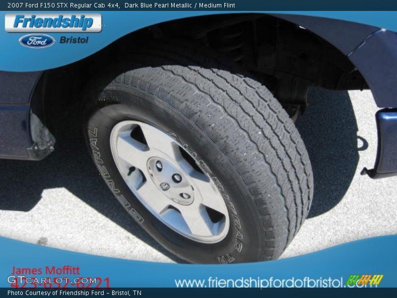Dark Blue Pearl Metallic / Medium Flint 2007 Ford F150 STX Regular Cab 4x4