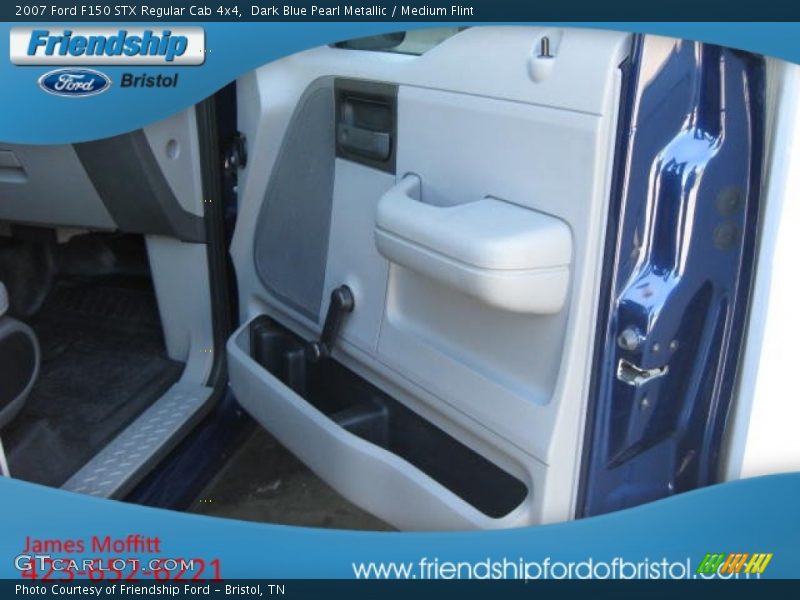 Dark Blue Pearl Metallic / Medium Flint 2007 Ford F150 STX Regular Cab 4x4