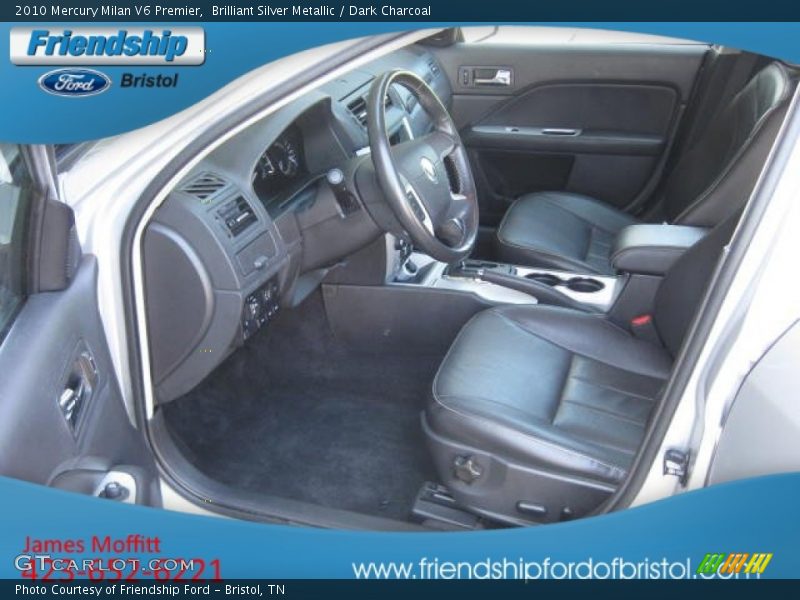 Brilliant Silver Metallic / Dark Charcoal 2010 Mercury Milan V6 Premier
