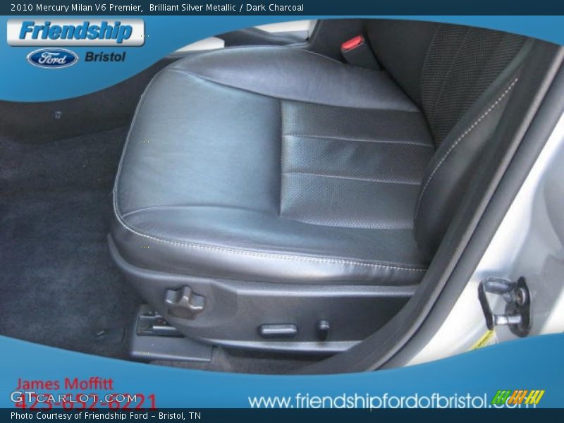 Brilliant Silver Metallic / Dark Charcoal 2010 Mercury Milan V6 Premier