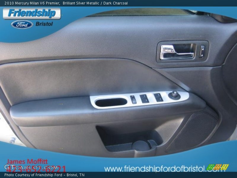 Brilliant Silver Metallic / Dark Charcoal 2010 Mercury Milan V6 Premier