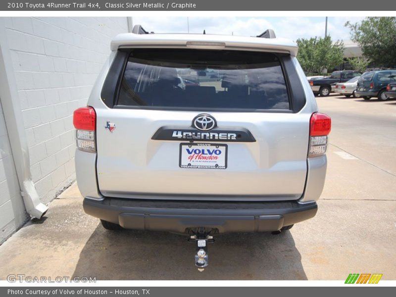 Classic Silver Metallic / Graphite 2010 Toyota 4Runner Trail 4x4
