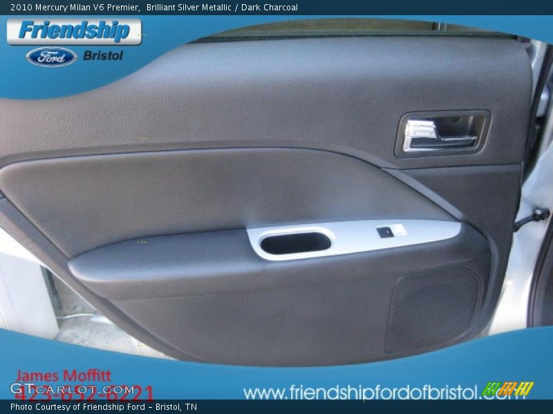 Brilliant Silver Metallic / Dark Charcoal 2010 Mercury Milan V6 Premier