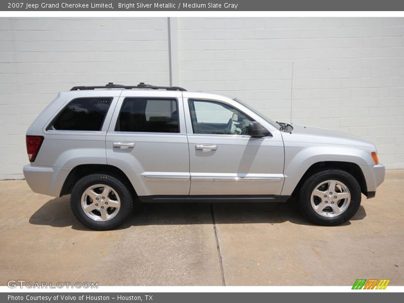 Bright Silver Metallic / Medium Slate Gray 2007 Jeep Grand Cherokee Limited