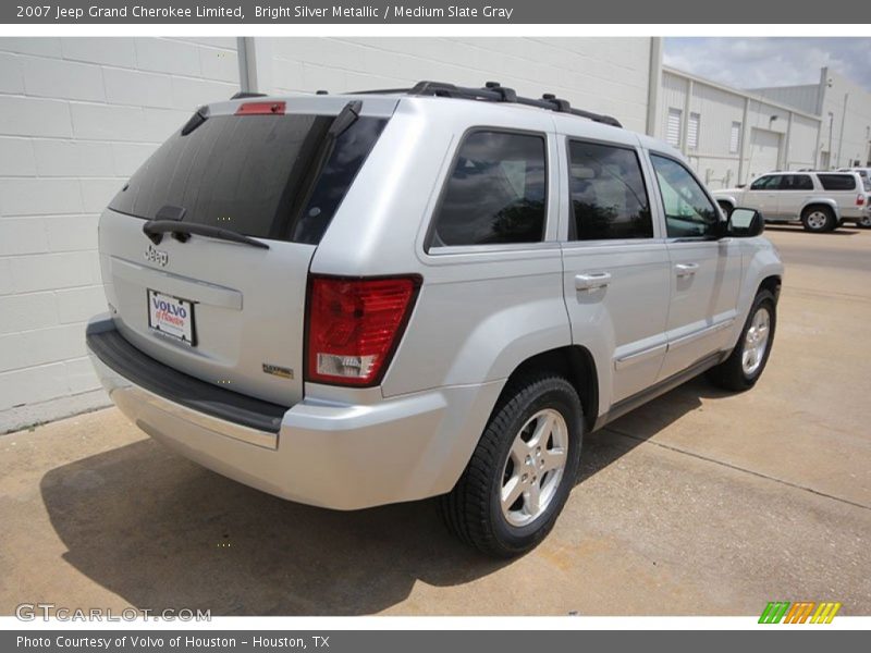 Bright Silver Metallic / Medium Slate Gray 2007 Jeep Grand Cherokee Limited