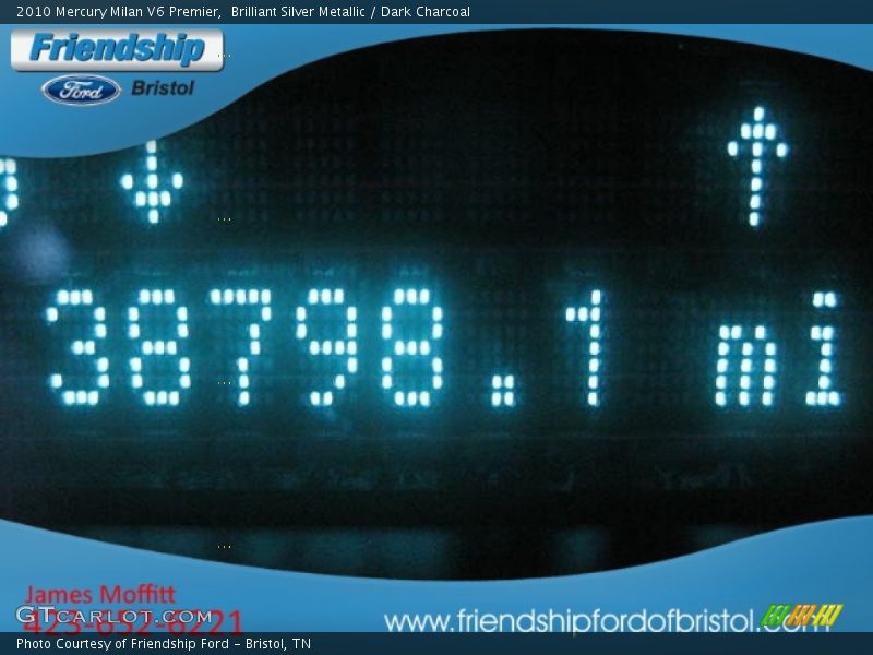 Brilliant Silver Metallic / Dark Charcoal 2010 Mercury Milan V6 Premier