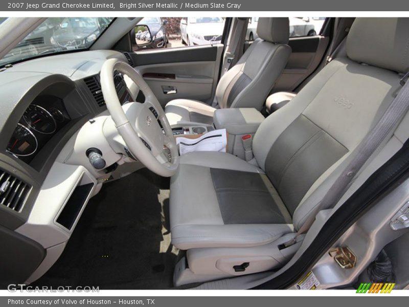 Bright Silver Metallic / Medium Slate Gray 2007 Jeep Grand Cherokee Limited
