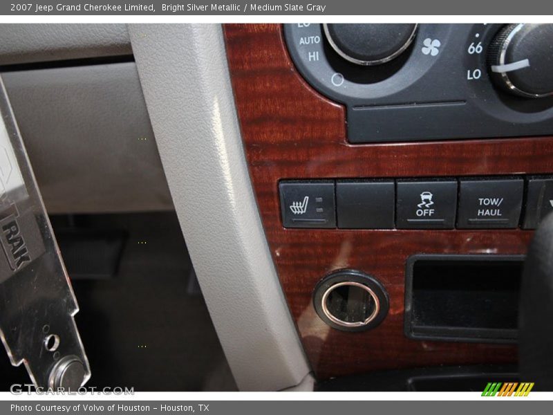 Bright Silver Metallic / Medium Slate Gray 2007 Jeep Grand Cherokee Limited