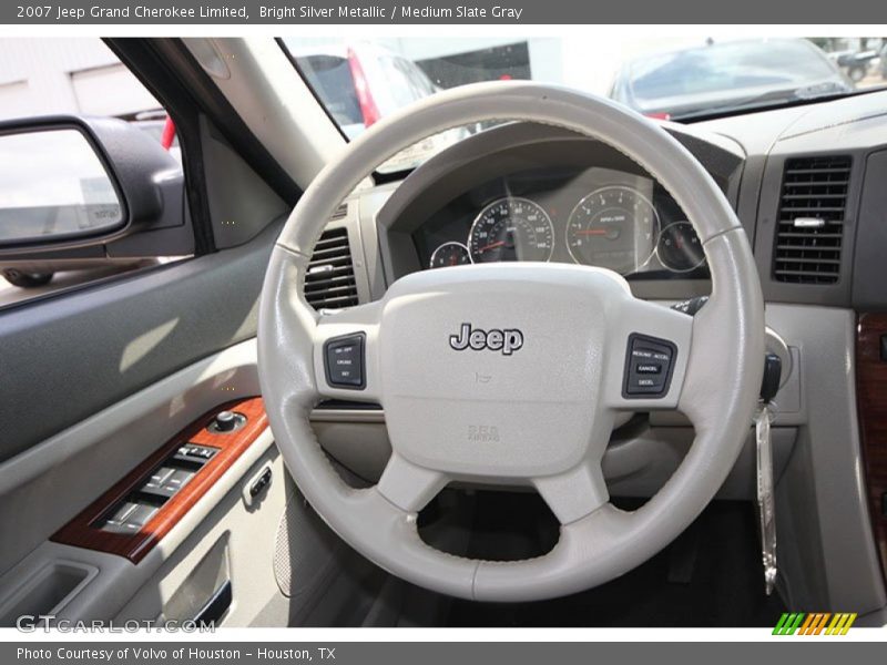 Bright Silver Metallic / Medium Slate Gray 2007 Jeep Grand Cherokee Limited