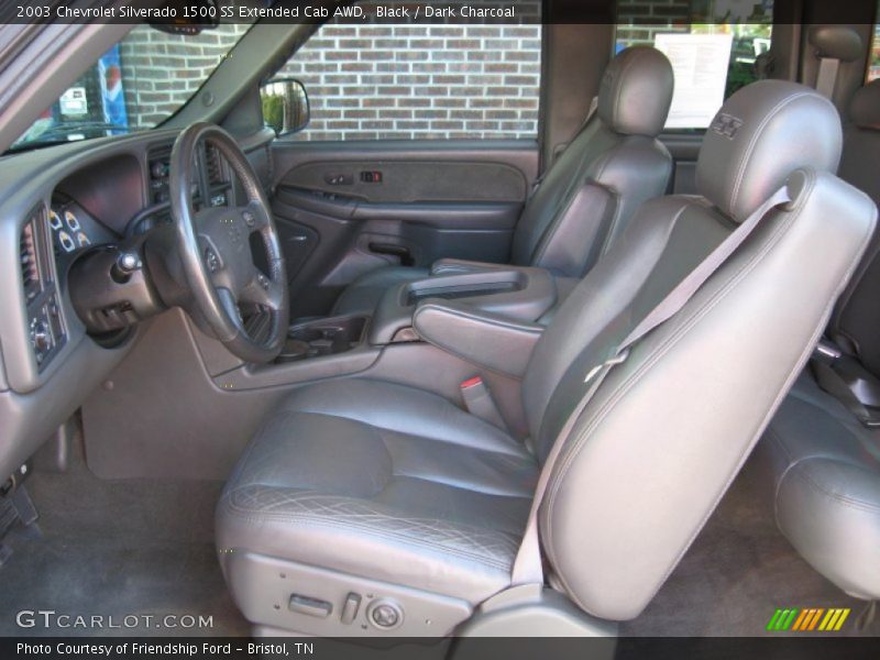 Black / Dark Charcoal 2003 Chevrolet Silverado 1500 SS Extended Cab AWD