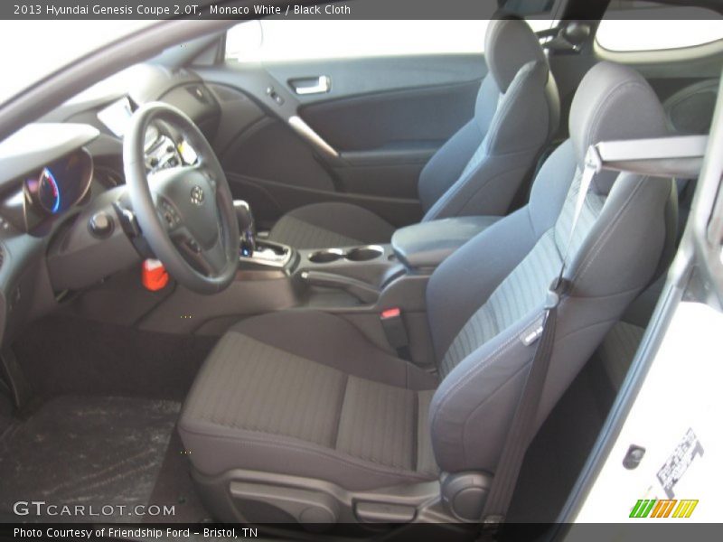  2013 Genesis Coupe 2.0T Black Cloth Interior