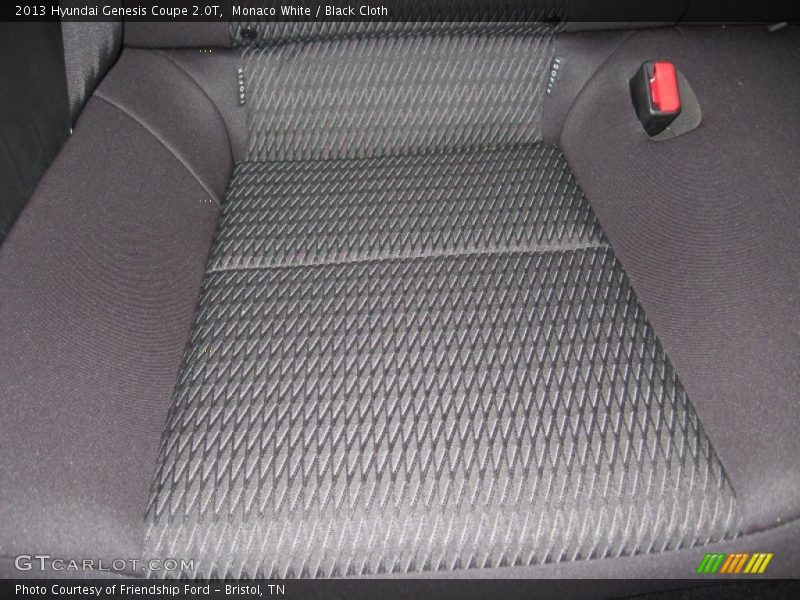 Monaco White / Black Cloth 2013 Hyundai Genesis Coupe 2.0T