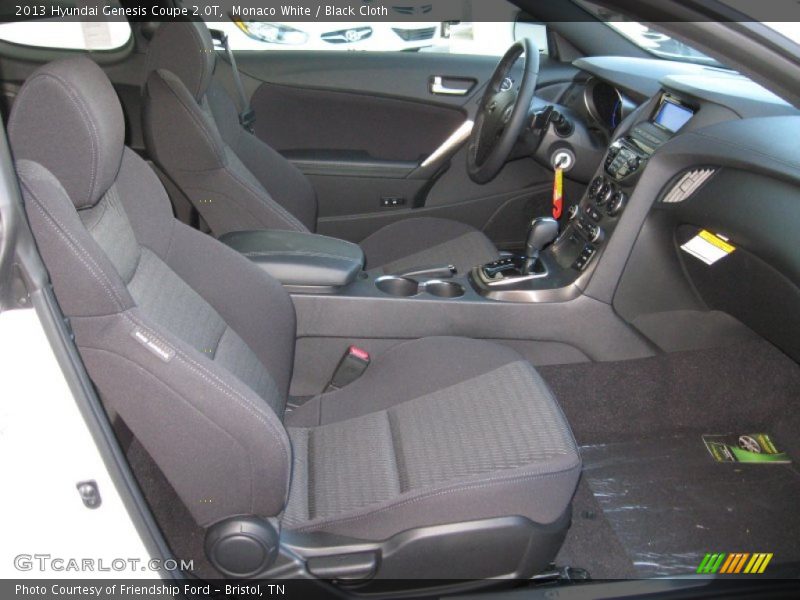 Front Seat of 2013 Genesis Coupe 2.0T