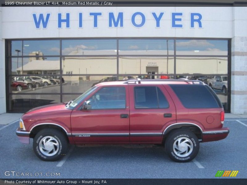 Medium Red Metallic / Gray 1995 Chevrolet Blazer LT 4x4
