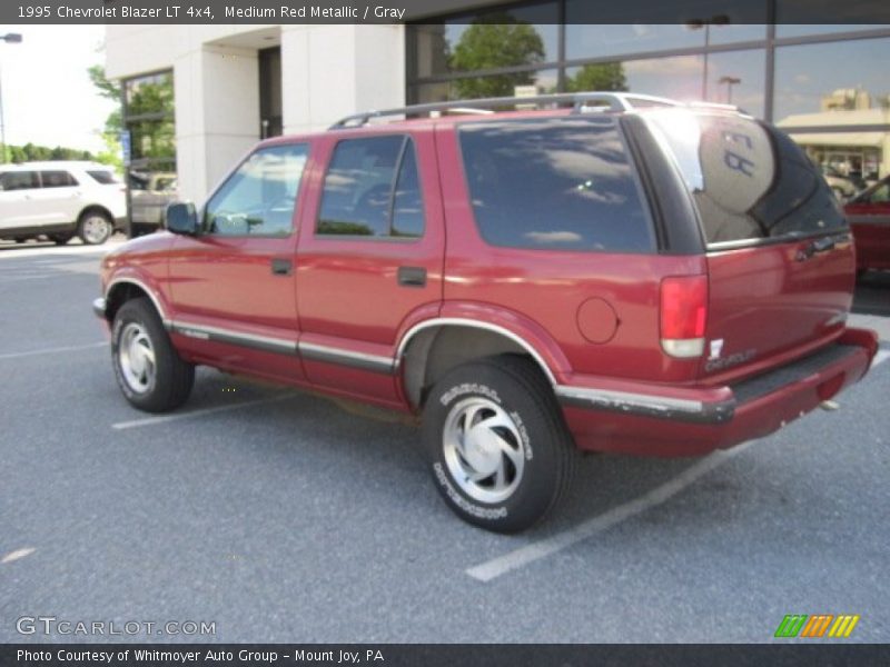 Medium Red Metallic / Gray 1995 Chevrolet Blazer LT 4x4