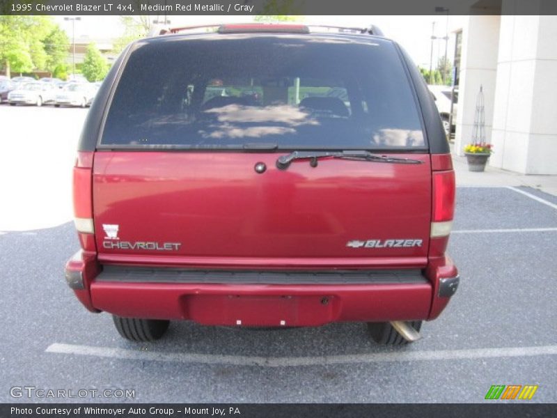 Medium Red Metallic / Gray 1995 Chevrolet Blazer LT 4x4