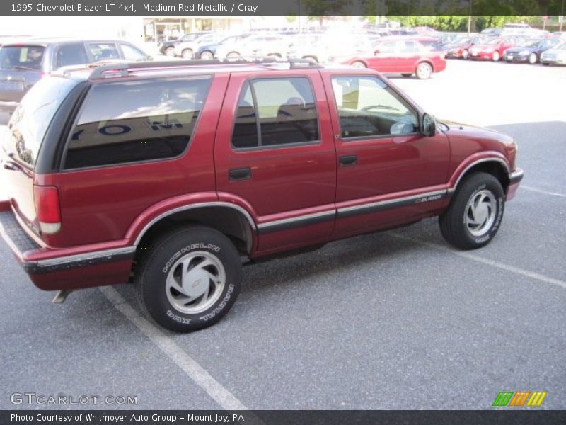 Medium Red Metallic / Gray 1995 Chevrolet Blazer LT 4x4