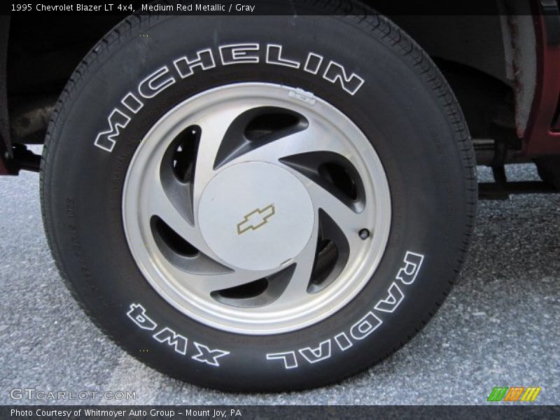 Medium Red Metallic / Gray 1995 Chevrolet Blazer LT 4x4