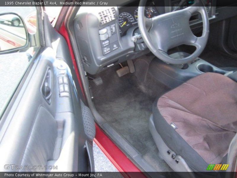 Medium Red Metallic / Gray 1995 Chevrolet Blazer LT 4x4