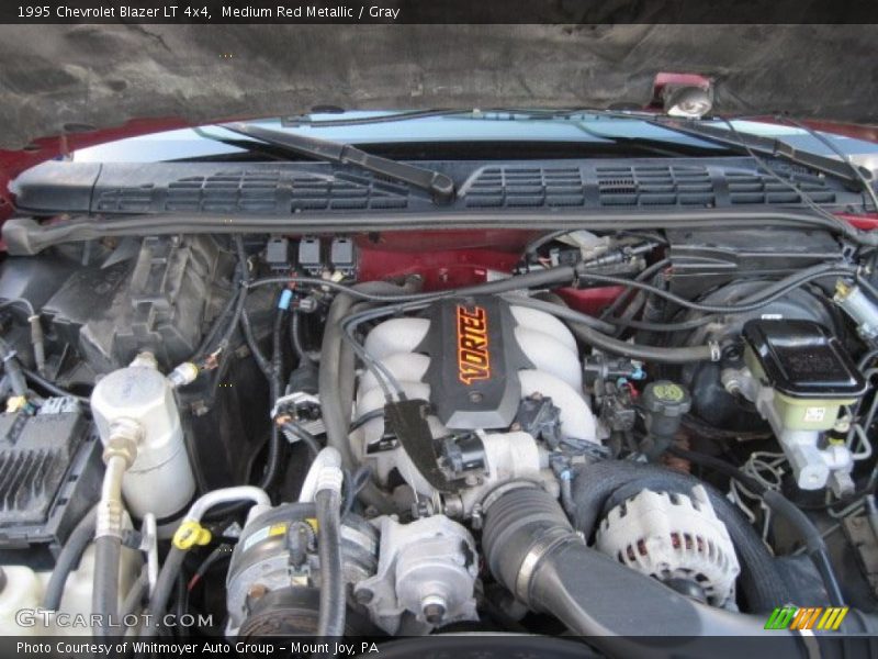 Medium Red Metallic / Gray 1995 Chevrolet Blazer LT 4x4