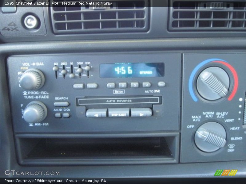 Medium Red Metallic / Gray 1995 Chevrolet Blazer LT 4x4