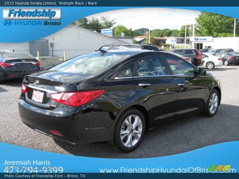 Midnight Black / Black 2013 Hyundai Sonata Limited