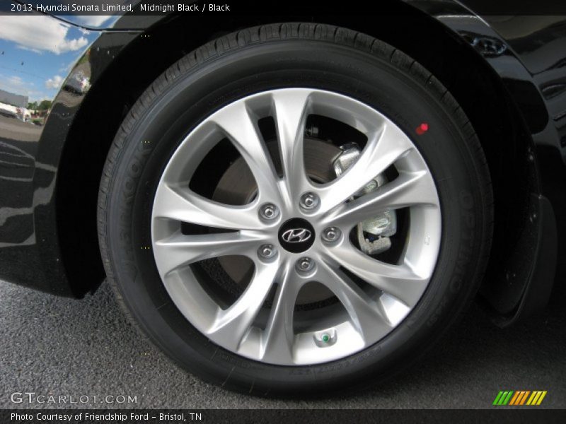 Midnight Black / Black 2013 Hyundai Sonata Limited