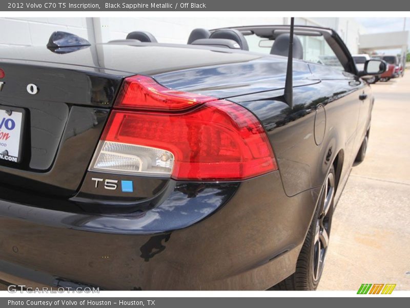 Black Sapphire Metallic / Off Black 2012 Volvo C70 T5 Inscription