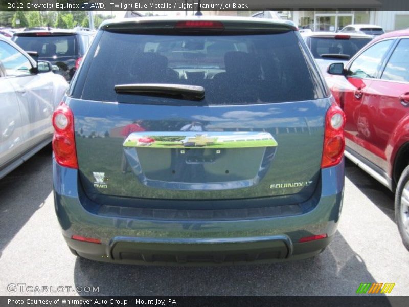 Twilight Blue Metallic / Light Titanium/Jet Black 2012 Chevrolet Equinox LT AWD