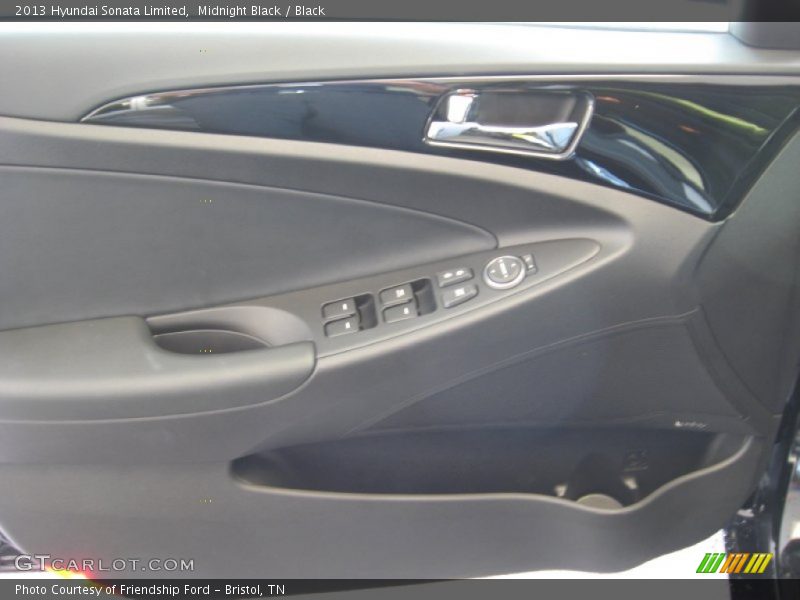 Midnight Black / Black 2013 Hyundai Sonata Limited