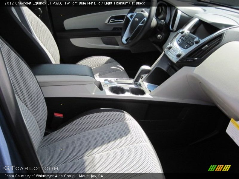 Twilight Blue Metallic / Light Titanium/Jet Black 2012 Chevrolet Equinox LT AWD