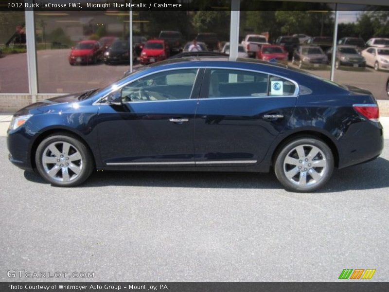 Midnight Blue Metallic / Cashmere 2012 Buick LaCrosse FWD