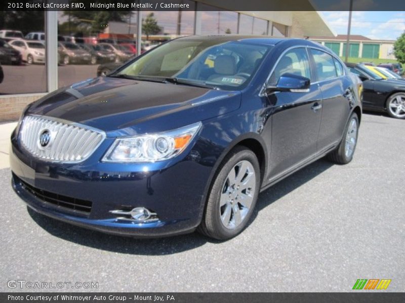 Midnight Blue Metallic / Cashmere 2012 Buick LaCrosse FWD
