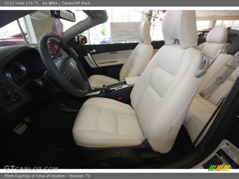  2012 C70 T5 Calcite/Off Black Interior