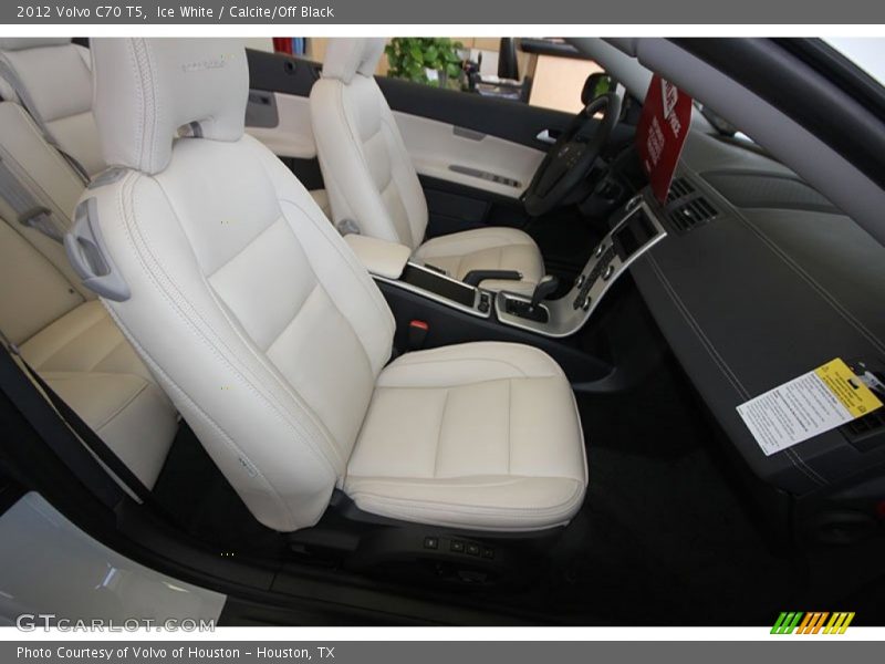  2012 C70 T5 Calcite/Off Black Interior